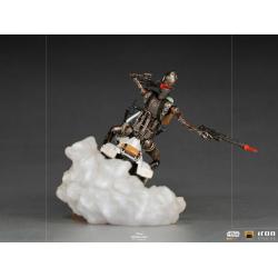 Star Wars The Mandalorian Estatua 1/10 Deluxe Art Scale IG-11 & The Child 20 cm