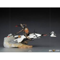 Star Wars The Mandalorian Estatua 1/10 Deluxe Art Scale IG-11 & The Child 20 cm