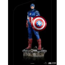 The Infinity Saga Estatua BDS Art Scale 1/10 Captain America Battle of NY 23 cm