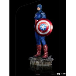 The Infinity Saga Estatua BDS Art Scale 1/10 Captain America Battle of NY 23 cm