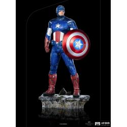 The Infinity Saga Estatua BDS Art Scale 1/10 Captain America Battle of NY 23 cm
