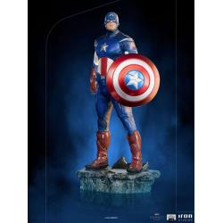The Infinity Saga Estatua BDS Art Scale 1/10 Captain America Battle of NY 23 cm