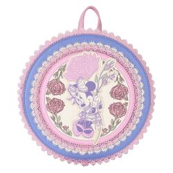 Mochila Floral Minnie Disney Loungefly 23cm