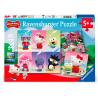 Puzzle Hello Kitty - Hello Kitty and Friends 3x49pzs