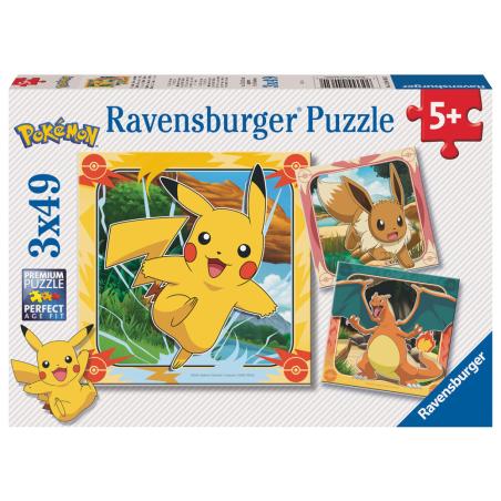 Puzzle Pokemon 3x49pzs