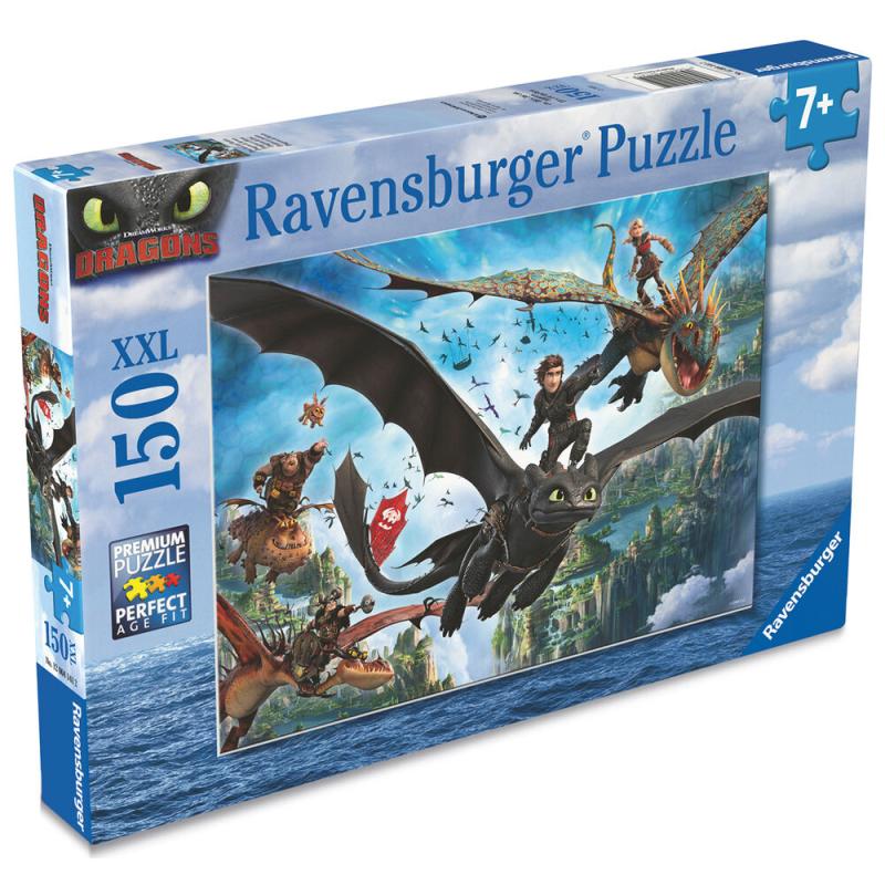 Puzzle Como Entrenar a tu Dragon 2 XXL 150pzs