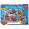 Puzzle Hot Wheels 3x49pzs