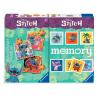 Multipack memory + 3 puzzles Stitch Disney