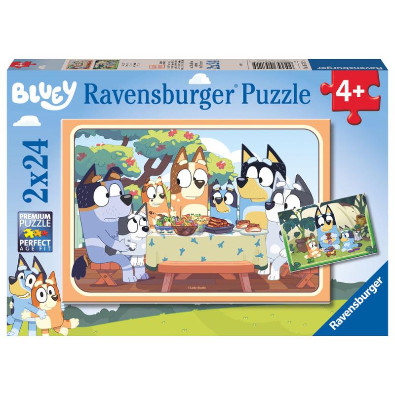 Puzzle Bluey 2x24pzs
