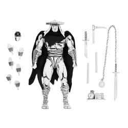 Figura Foot Elite Assassin Black &#38; White Teenage Mutant Tortugas Ninja 18cm