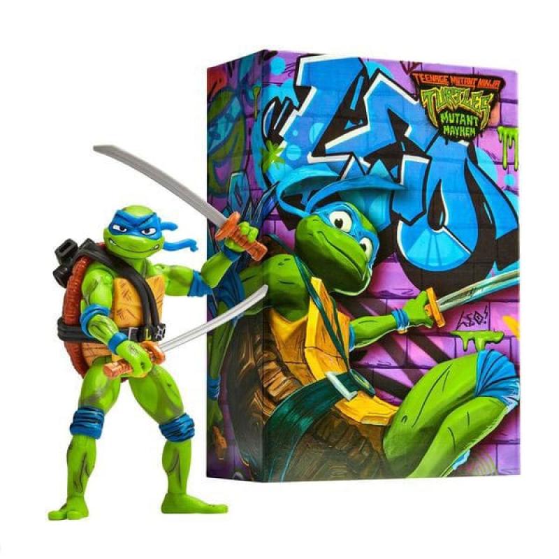 Ninja Turtles: Caos Mutante Figura Comic Con Leonardo 18 cm
