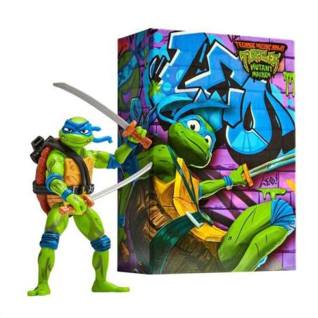 Ninja Turtles: Caos Mutante Figura Comic Con Leonardo 18 cm