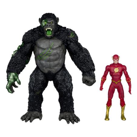 DC Multiverse Pack de 2 Figuras Flash vs. Titano 18 cm