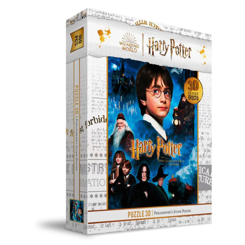 Puzzle Efecto 3D Piedra Filosofal Harry Potter 100pzs