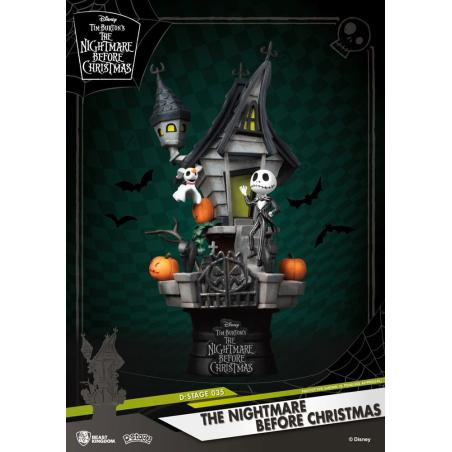 Pesadilla antes de Navidad Diorama PVC D-Stage Jack's Haunted House 15 cm