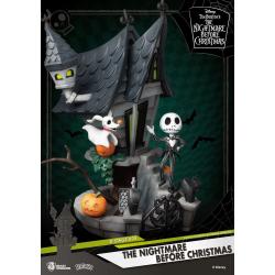 Pesadilla antes de Navidad Diorama PVC D-Stage Jack's Haunted House 15 cm