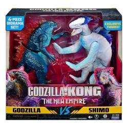 Godzilla x Kong: El Nuevo Imperio Diorama 2-Pack Godzilla vs Shimo 15 cm