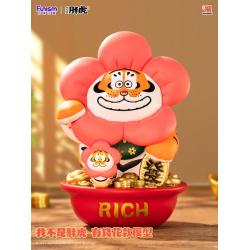 I Am Not Fat Tiger Estatua Alexander the Tiger Rich Flower 20 cm