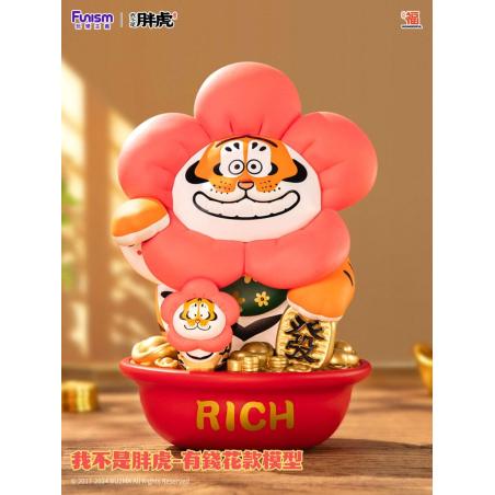 I Am Not Fat Tiger Estatua Alexander the Tiger Rich Flower 20 cm