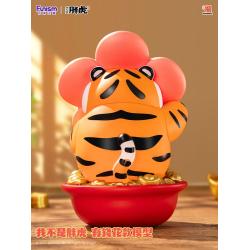 I Am Not Fat Tiger Estatua Alexander the Tiger Rich Flower 20 cm