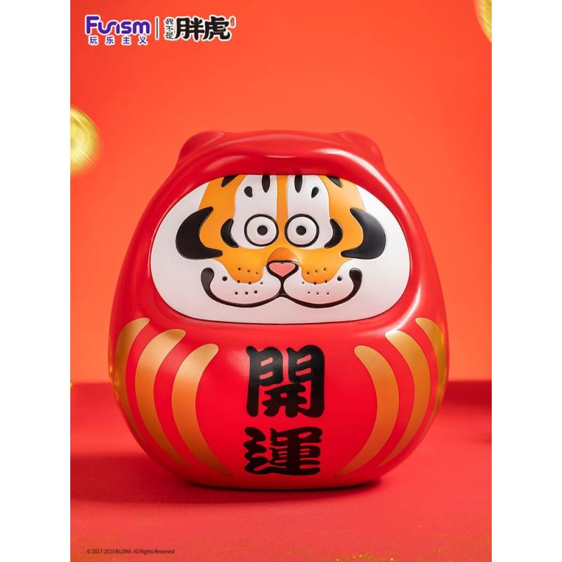 I Am Not Fat Tiger Estatua Alexander the Tiger Dharuma 20 cm