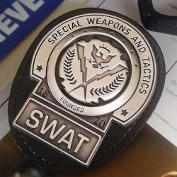 Batman The Dark Knight Réplica 1/1 Gotham City SWAT Badge Limited Edition