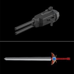 The Brave Fighter of Legend Da-Garn Figura The Gattai Da-Garn X 25 cm (re-run