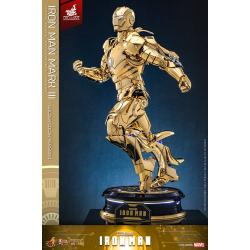 Iron Man Figura Movie Masterpiece Diecast 1/6 Iron Man Mark III (Gold Color Version) Hot Toys Exclusive 33 cm
