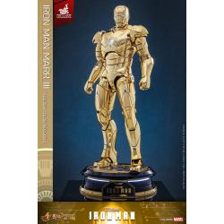 Iron Man Figura Movie Masterpiece Diecast 1/6 Iron Man Mark III (Gold Color Version) Hot Toys Exclusive 33 cm