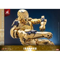 Iron Man Figura Movie Masterpiece Diecast 1/6 Iron Man Mark III (Gold Color Version) Hot Toys Exclusive 33 cm