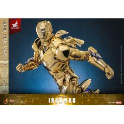 Iron Man Figura Movie Masterpiece Diecast 1/6 Iron Man Mark III (Gold Color Version) Hot Toys Exclusive 33 cm