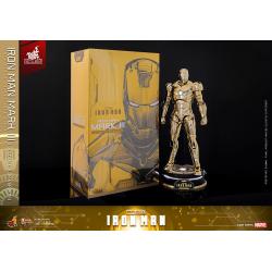 Iron Man Figura Movie Masterpiece Diecast 1/6 Iron Man Mark III (Gold Color Version) Hot Toys Exclusive 33 cm