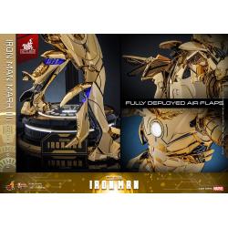 Iron Man Figura Movie Masterpiece Diecast 1/6 Iron Man Mark III (Gold Color Version) Hot Toys Exclusive 33 cm