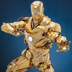 Iron Man Figura Movie Masterpiece Diecast 1/6 Iron Man Mark III (Gold Color Version) Hot Toys Exclusive 33 cm