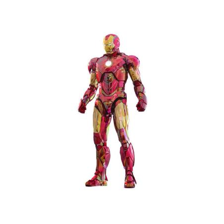 Iron Man Figura Movie Masterpiece Diecast 1/6 Iron Man Mark VI (Fractal Armor) Hot Toys Exclusive 33 cm