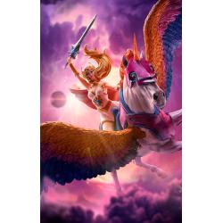 Masters of the Universe Estatua BDS Art Scale 1/10 She-Ra and Swiftwind 42 cm