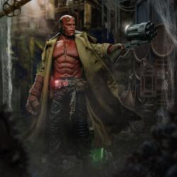 Hellboy Estatua 1/4 Deluxe Art Scale Hellboy 68 cm