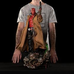 Hellboy Estatua 1/4 Deluxe Art Scale Hellboy 68 cm