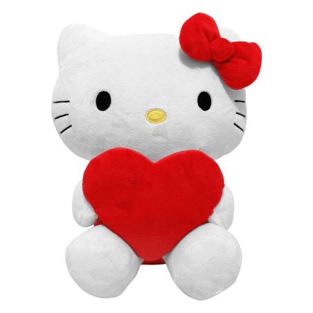 Sanrio Peluche Hello Kitty Heart 14 cm