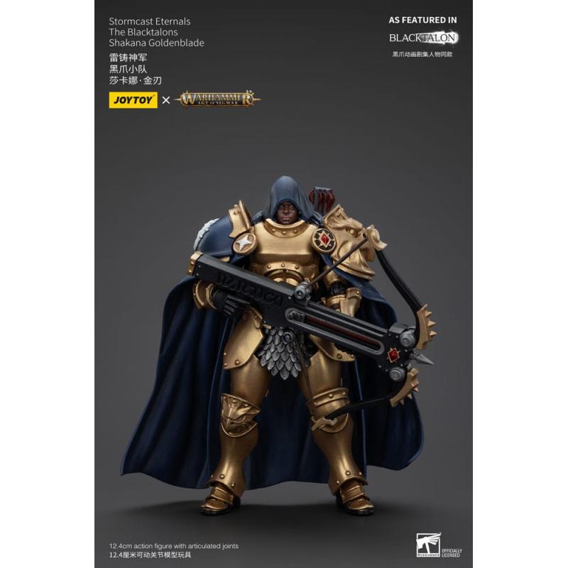 Warhammer Age of Sigmar Actionfigur Stormcast Eternals The Blacktalons Shakana Goldenblade 20 cm
