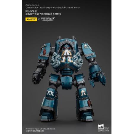 Warhammer The Horus Heresy Figura Alpha Legion Contemptor Dreadnought with Gravis Plasma Cannon 25 cm