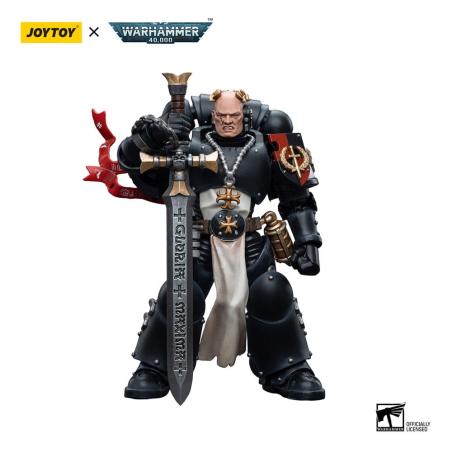 Warhammer 40k Figura 1/18 Black Templars Emperor's Champion Bayard's Revenge 12 cm