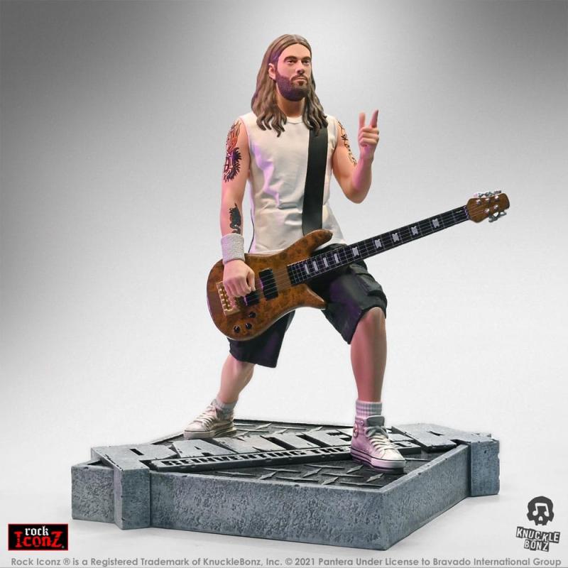 Pantera Estatua Rock Iconz Rex Brown (Reinventing the Steel) 22 cm
