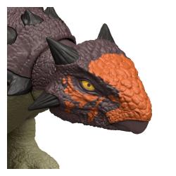 Jurassic World: El Renacer Figura con sonido Wild Roar Ankylosaurus 7 cm