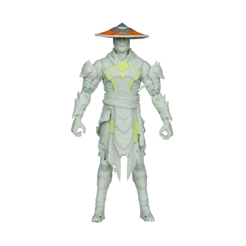 Mortal Kombat Figura Glow in the Dark Edition Raiden (Gold Label) 18 cm