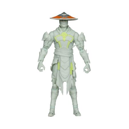 Mortal Kombat Figura Glow in the Dark Edition Raiden (Gold Label) 18 cm