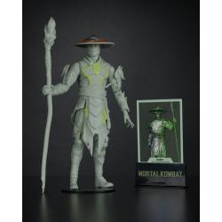 Mortal Kombat Figura Glow in the Dark Edition Raiden (Gold Label) 18 cm