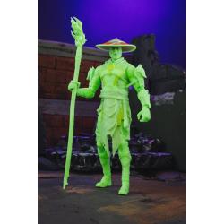 Mortal Kombat Figura Glow in the Dark Edition Raiden (Gold Label) 18 cm