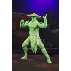 Mortal Kombat Figura Glow in the Dark Edition Raiden (Gold Label) 18 cm