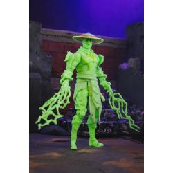 Mortal Kombat Figura Glow in the Dark Edition Raiden (Gold Label) 18 cm